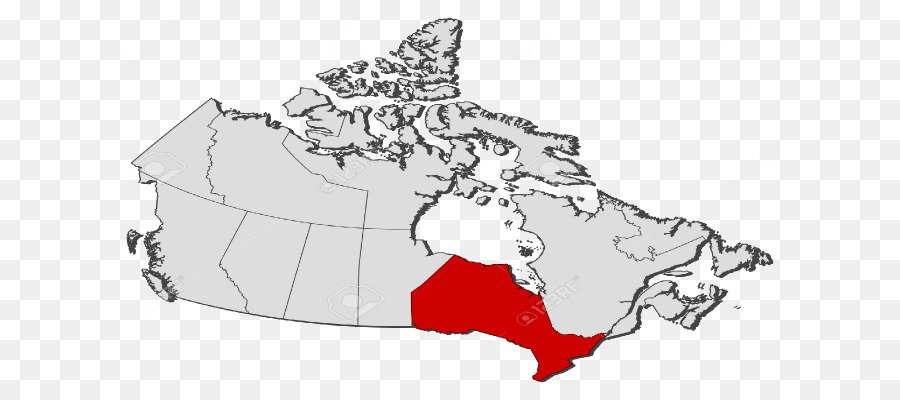 Mapa，Provincia De Canadá PNG