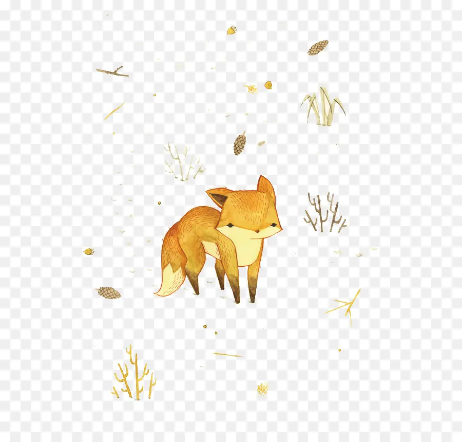 Fox，Dibujo PNG