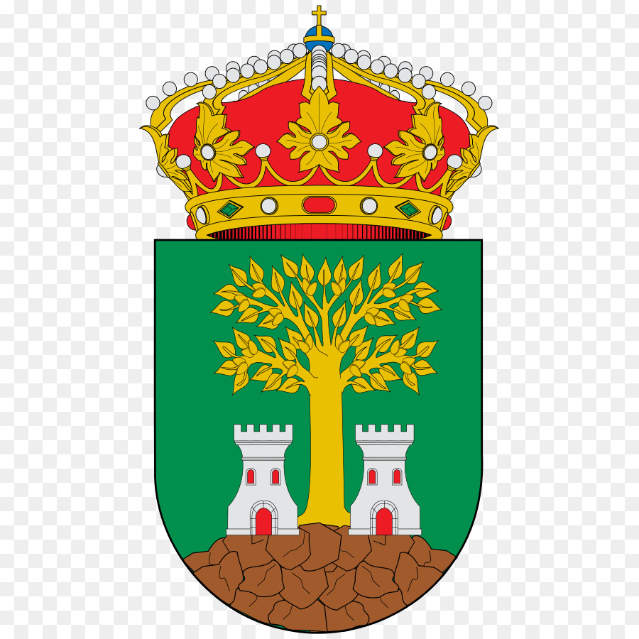 Corona Y árbol，Emblema PNG