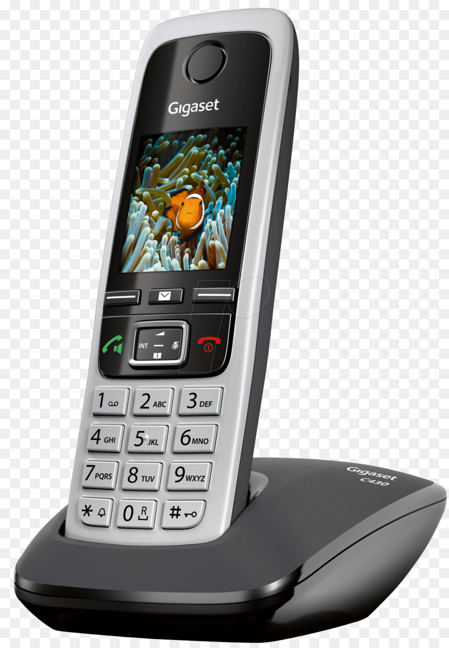 Gigaset C430，Digital Enhanced Cordless Telecommunications PNG