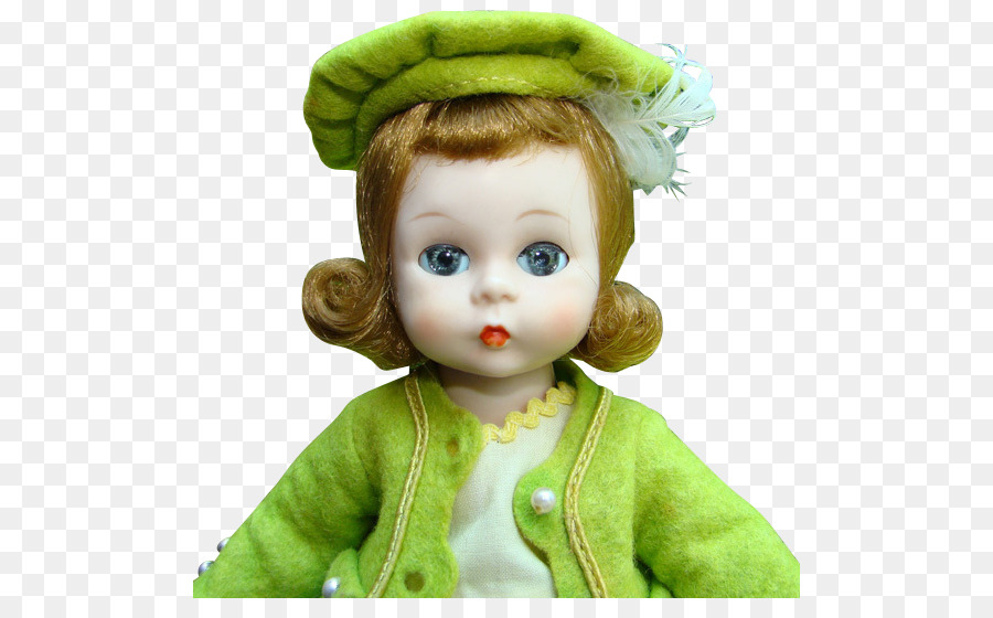 Muñeca En Traje Verde，Juguete PNG