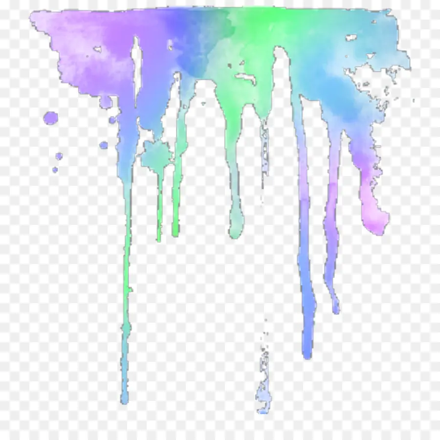 Gotas De Acuarela，Pintar PNG