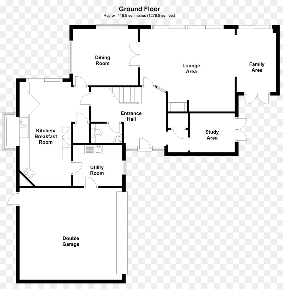 Plano De Planta De La Casa，Alojamiento PNG