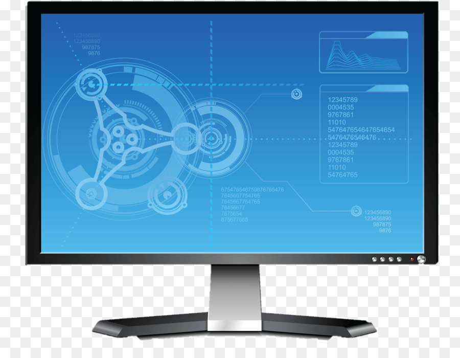 Los Monitores De Ordenador，Dispositivo De Visualización PNG