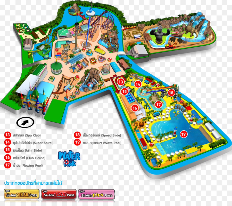 Siam Park City，Autobús PNG