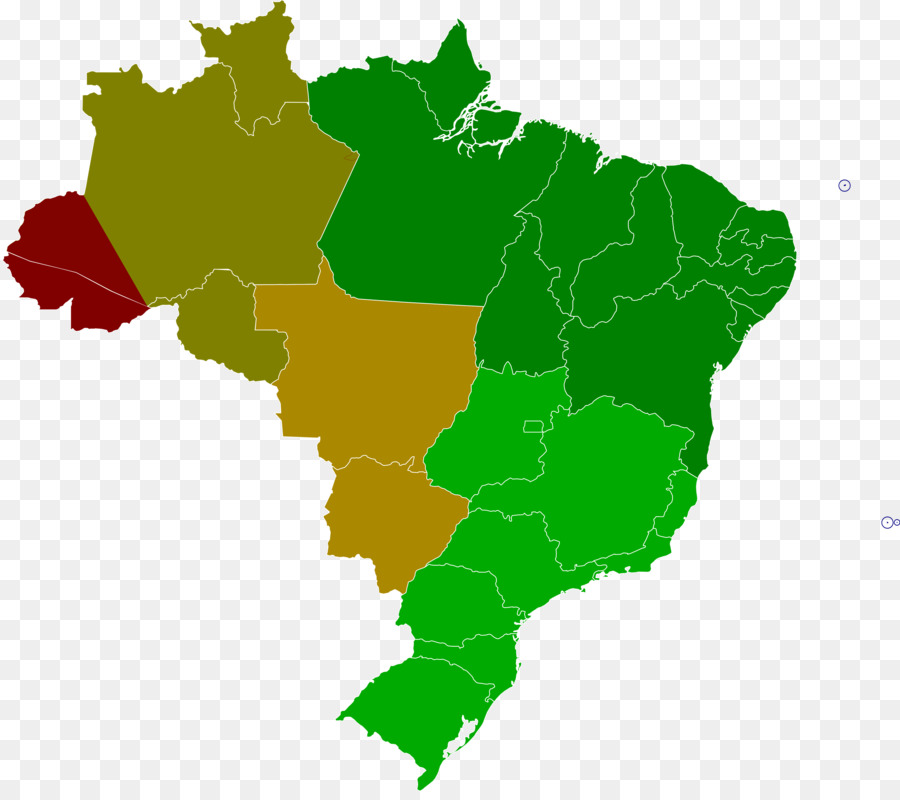 Brasil，La Zona Horaria PNG