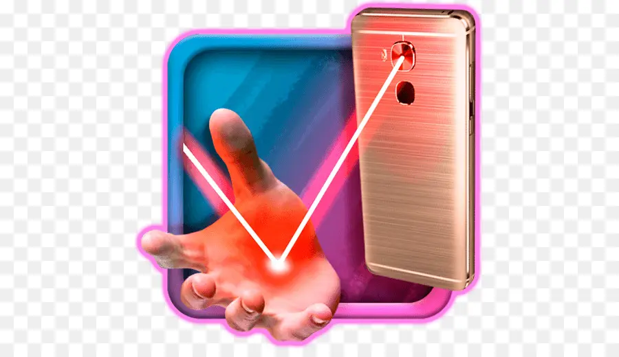 Smartphone，Puntero Láser De La Cámara Simulador PNG