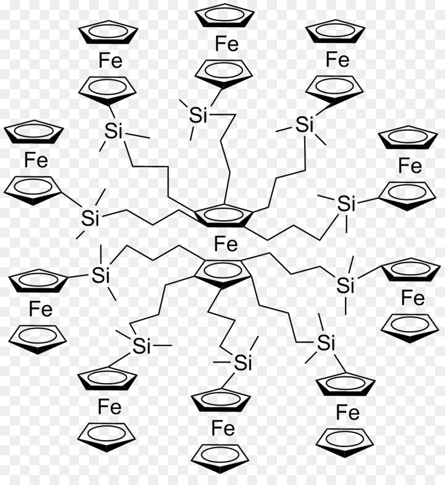 Ferrocenecontaining Dendrímeros，Ferroceno PNG