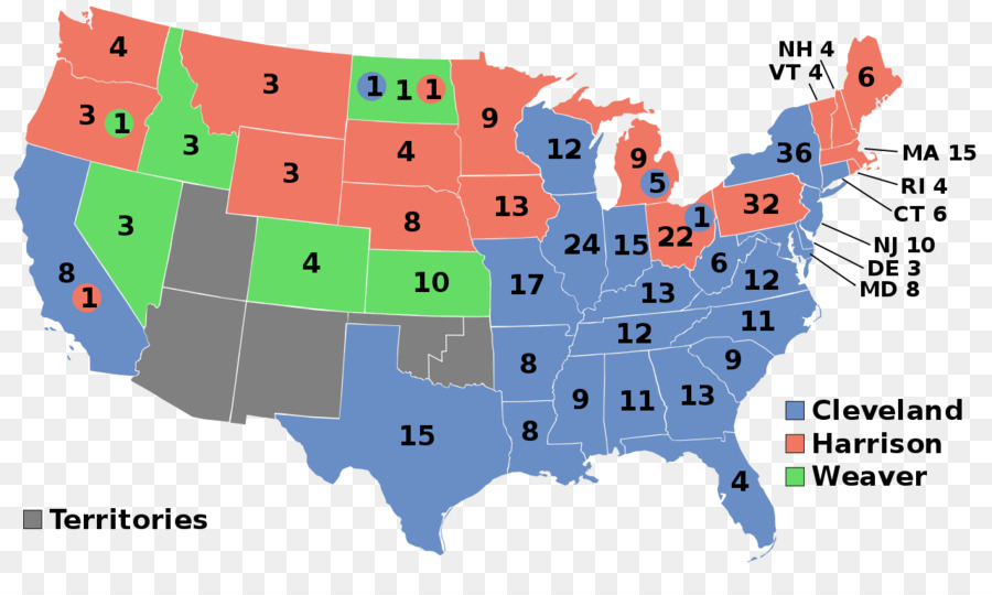 Estados Unidos Elecciones Presidenciales De 1892，Estados Unidos De América PNG