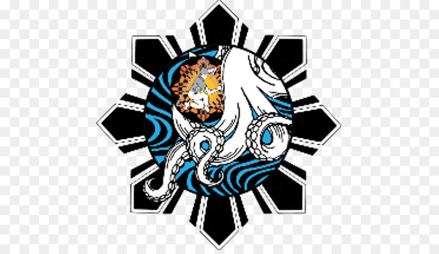 Diseño De Pulpo Y Sol，Mar PNG