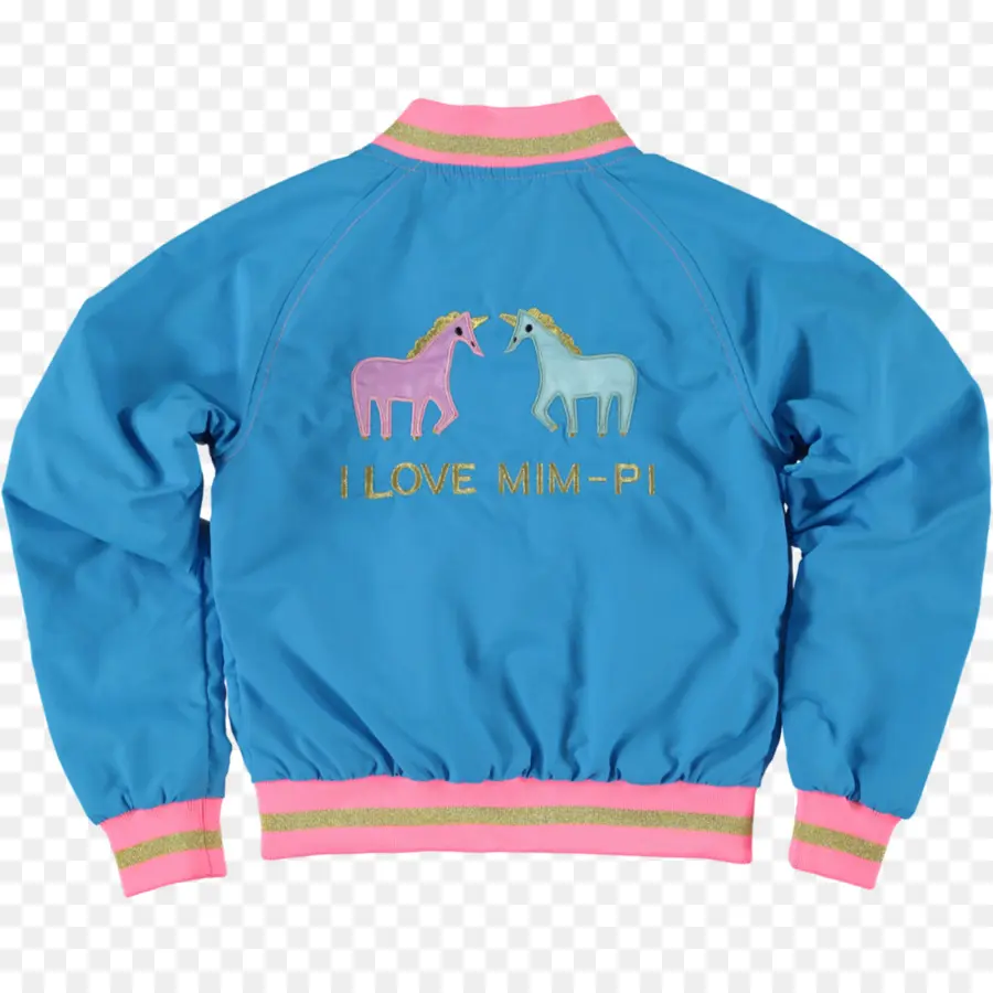 Mimpi De Las Niñas Unicornio Chaqueta Azul，Chaqueta PNG