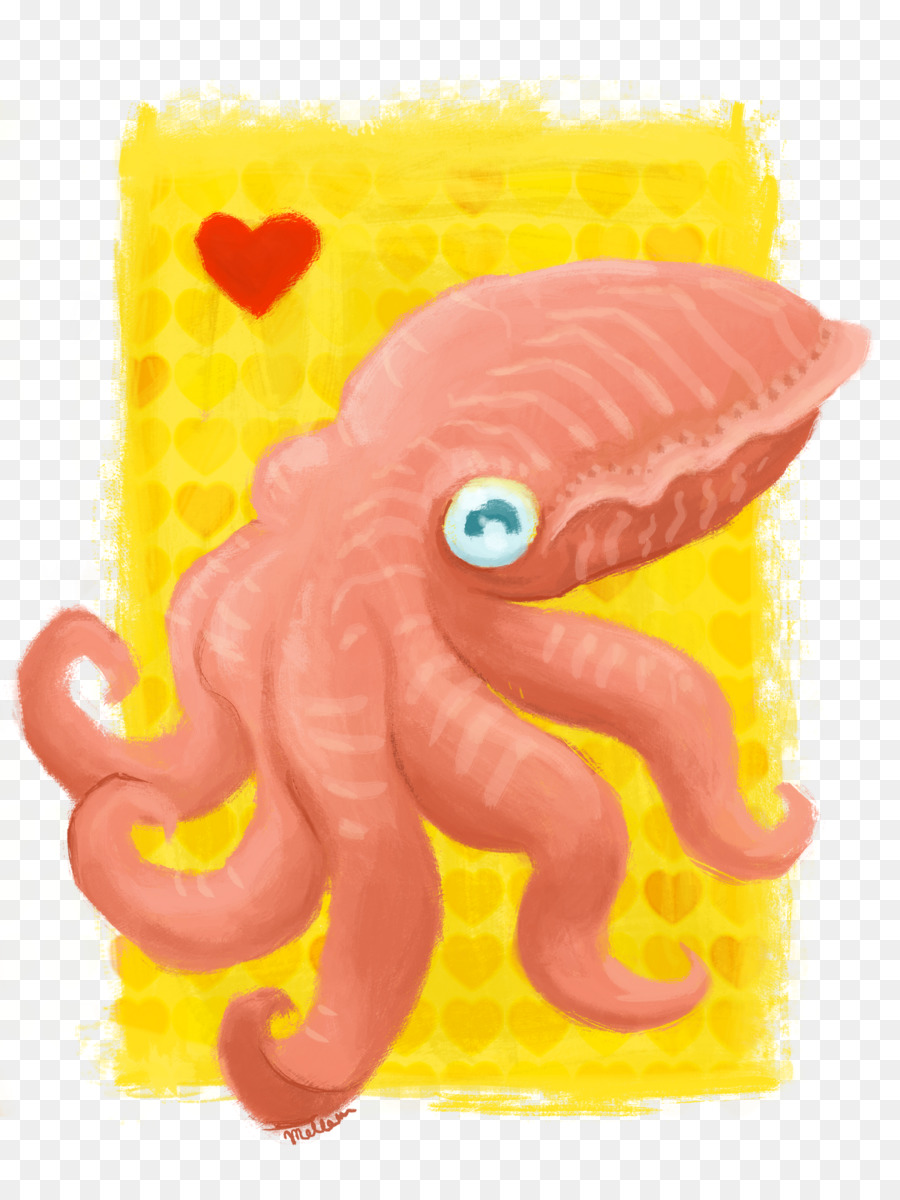 Pulpo，Amarillo PNG