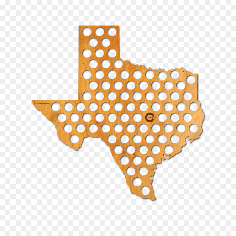 La Cerveza，Texas Cerveza Cap Mapa PNG