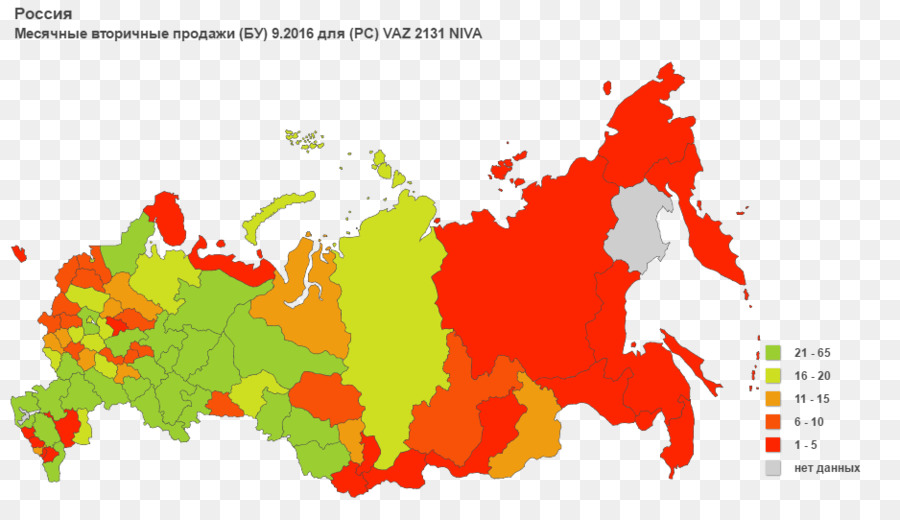 Mapa De Rusia，Regiones PNG