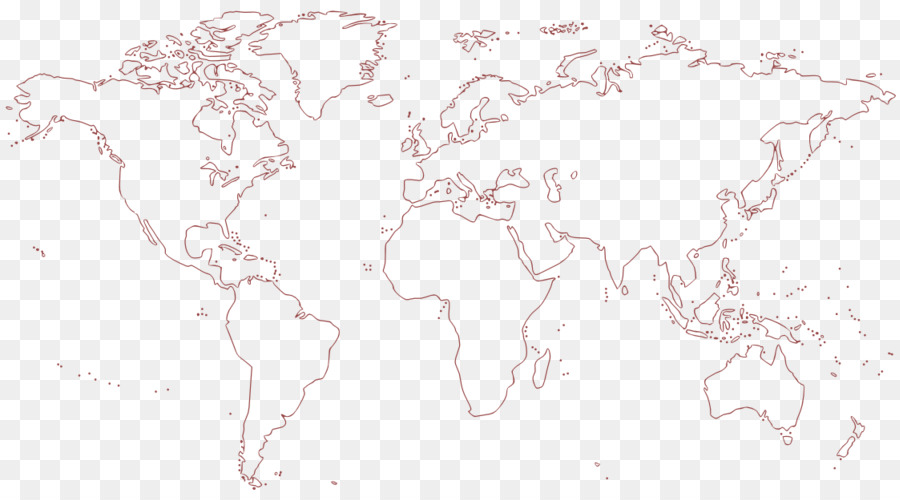 Mapa Mundial，Continentes PNG