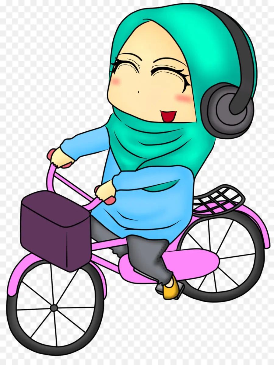 Chica En Bicicleta，Ciclismo PNG