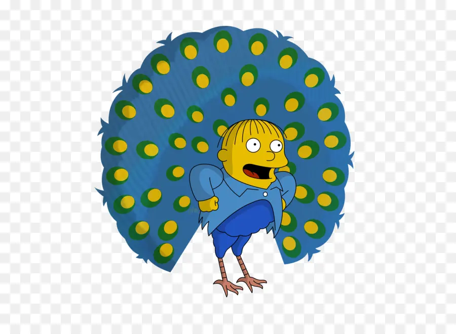 Personaje De Dibujos Animados，Pavo Real PNG