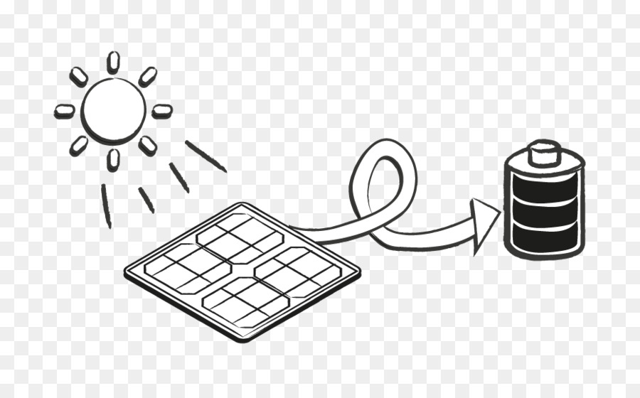 dibujo de la planta de energía solar