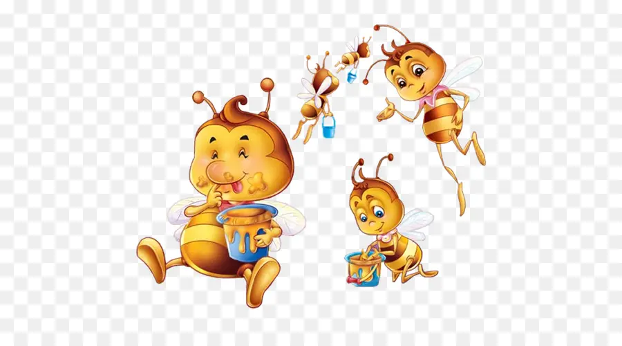 Abeja，Dibujo PNG