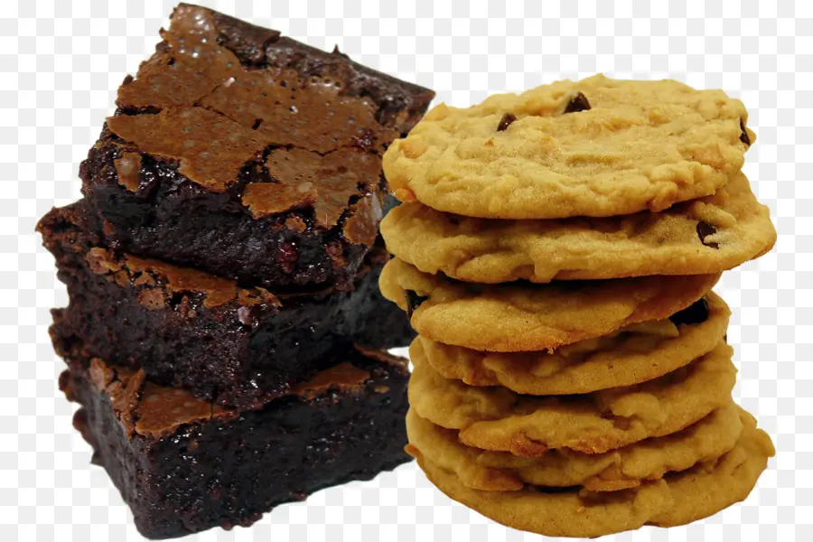 Brownie De Chocolate，Galletas De Chispas De Chocolate PNG