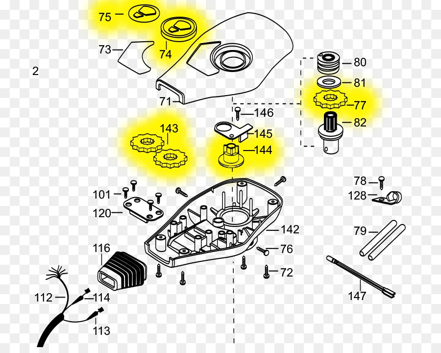 Motor Trolling，Diagrama De Cableado PNG