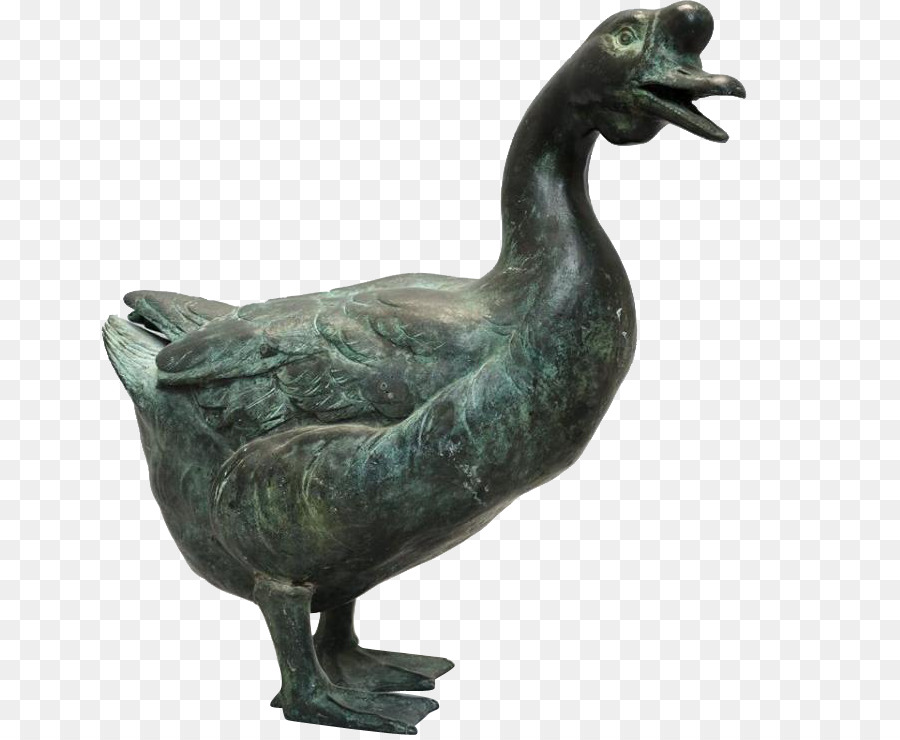 Escultura De Bronce，Pato PNG