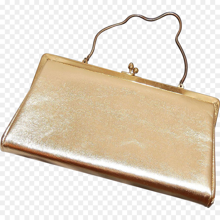 Bolso De Mano，Oro De Embrague Monedero PNG