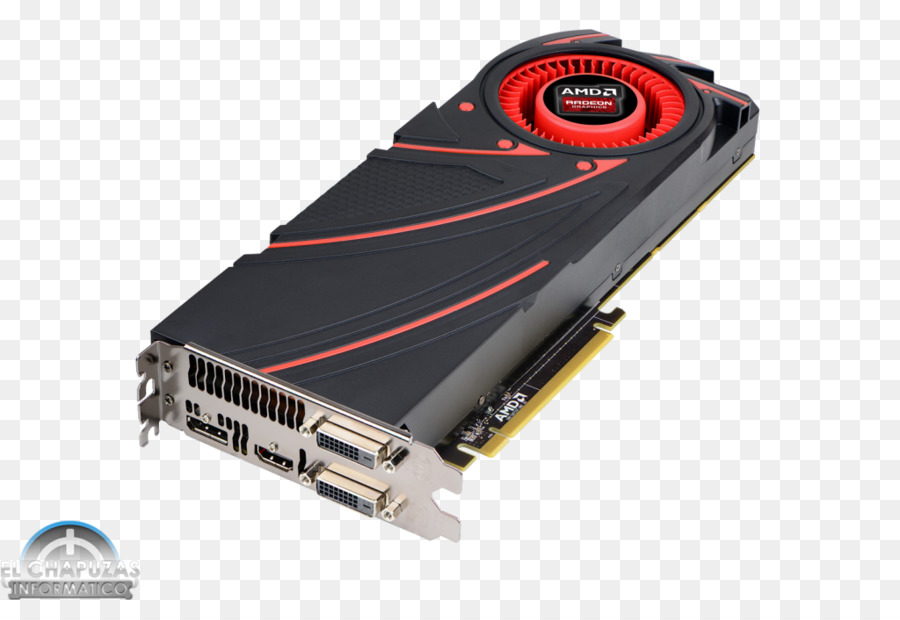 Las Tarjetas Gráficas De Los Adaptadores De Vídeo，Amd Radeon R9 280 PNG