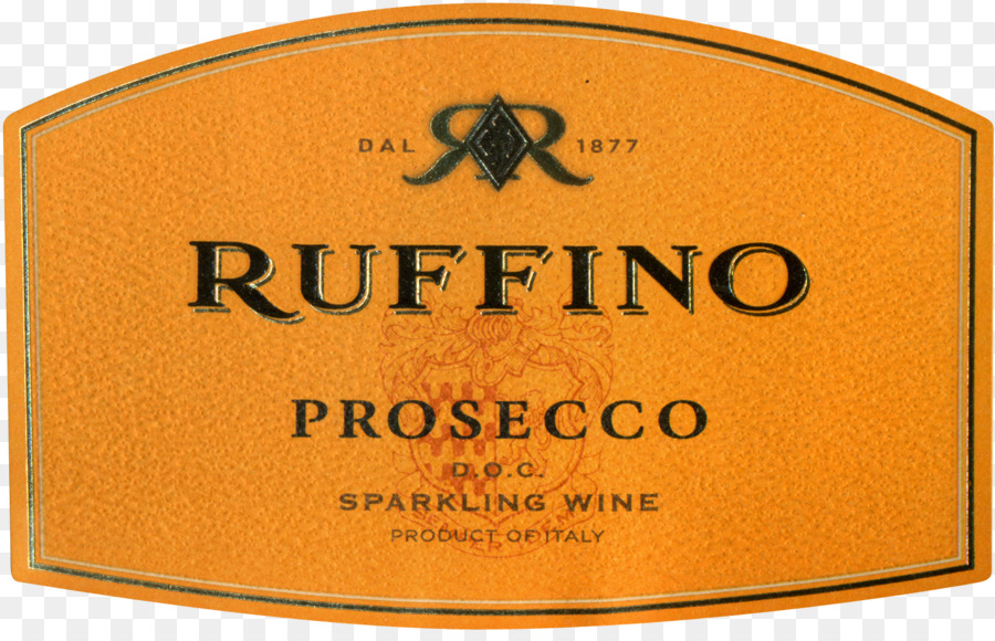 Etiqueta Ruffino Prosecco，Vino PNG