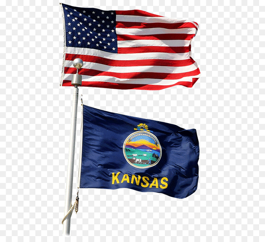 Kansas，Bandera De Los Estados Unidos PNG