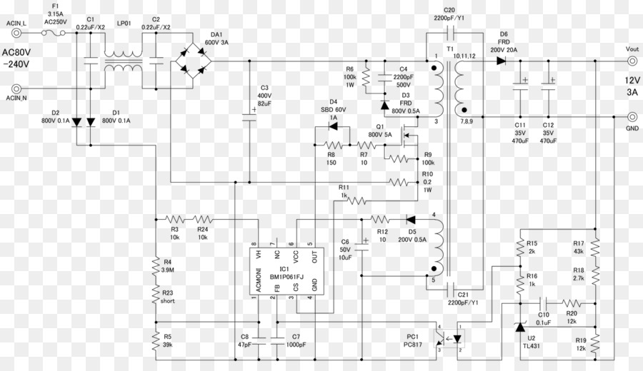 Plan De Piso，Circuito Electrónico PNG