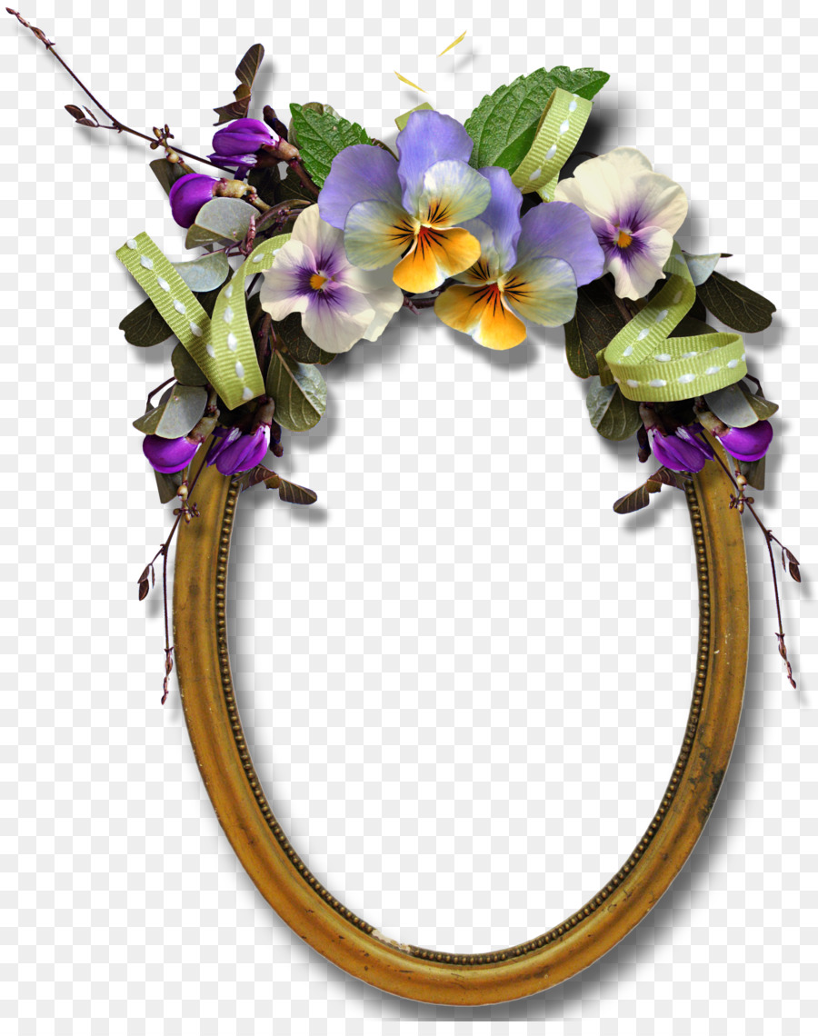 Marco Floral，Flores PNG