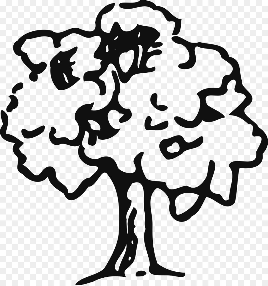 Dibujo De Arbol，Naturaleza PNG