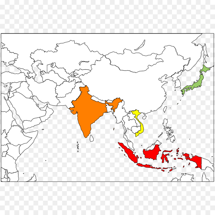 Asia，Mapa PNG