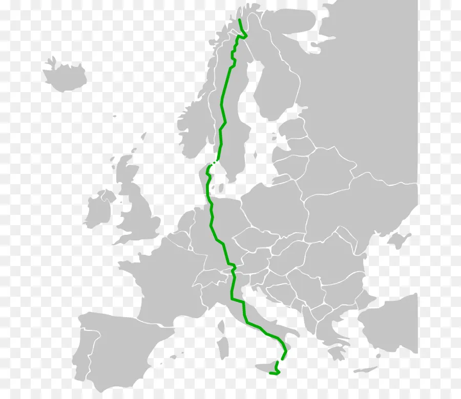 Ruta Europea E45，Ruta Europea E40 PNG