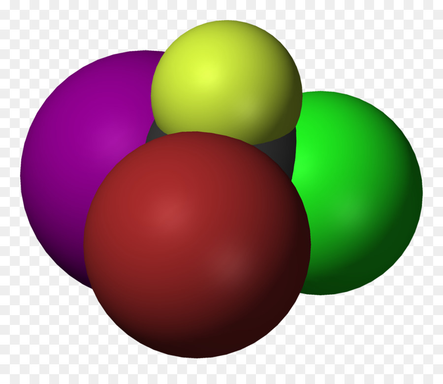 Bromochlorofluoroiodomethane，Halógeno PNG