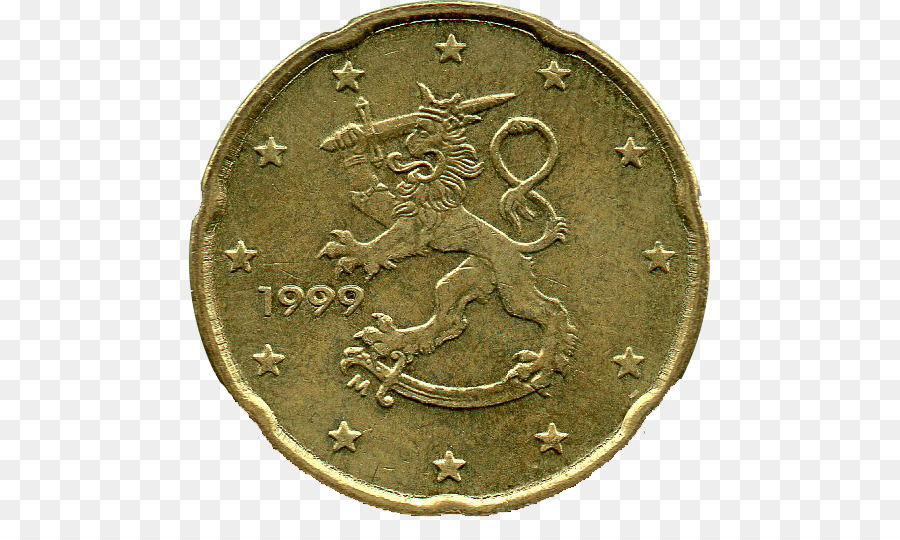20 Céntimos De Euro De La Moneda，Euro PNG