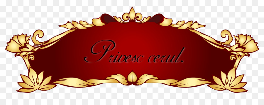 Pancarta Decorativa，Rojo PNG