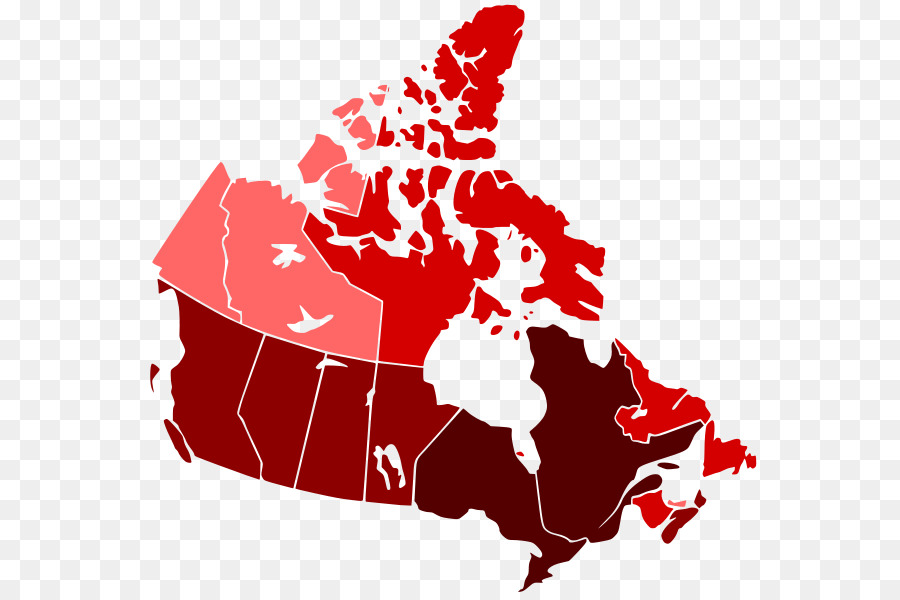 Canadá，Mapa PNG