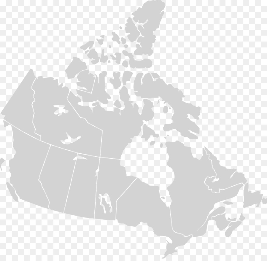 Canadá，Mapa PNG