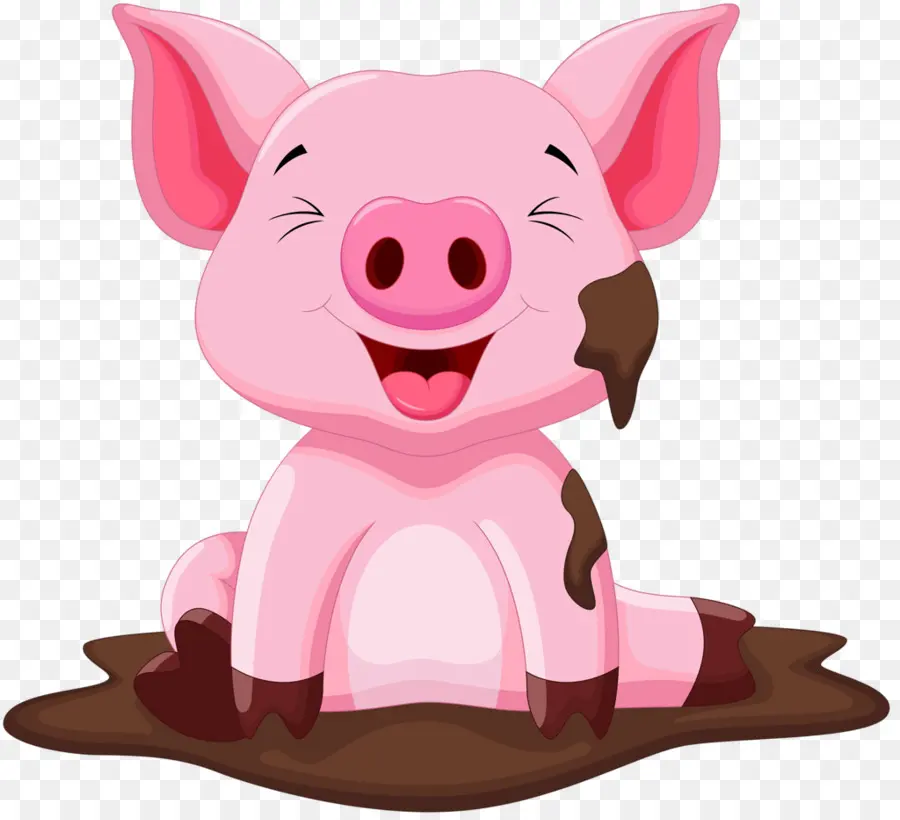 Cerdo De Dibujos Animados，Cerdito PNG