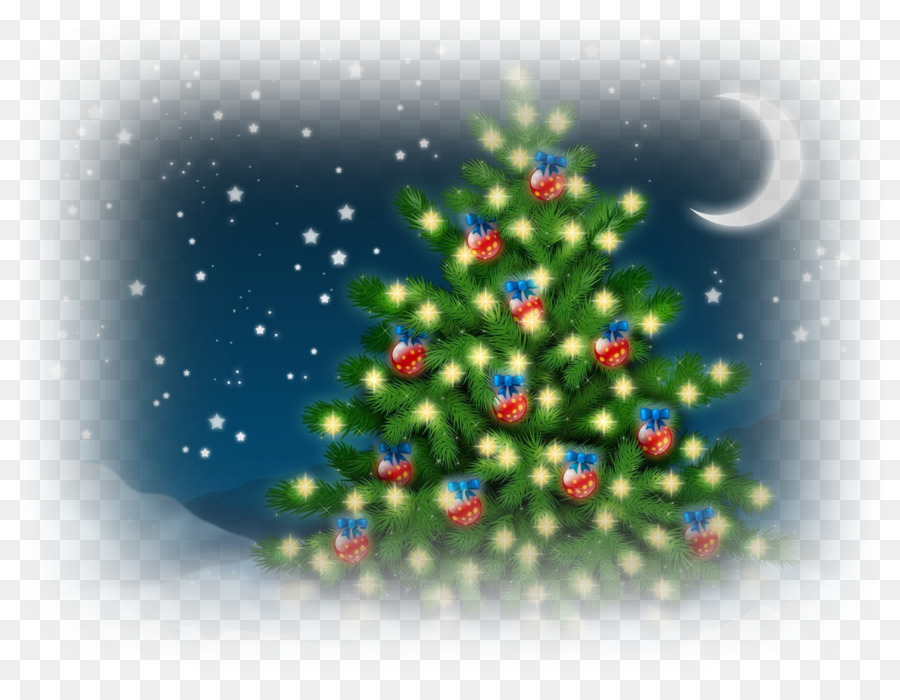 Santa Claus，árbol De Navidad PNG