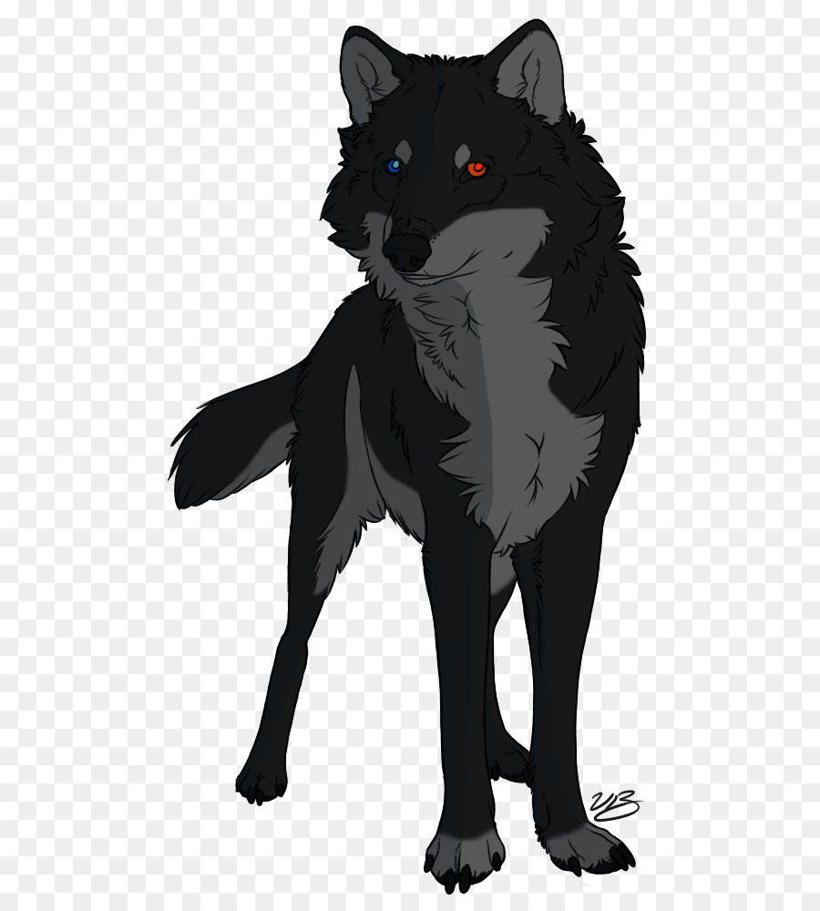 Lobo Negro，Dibujos Animados PNG