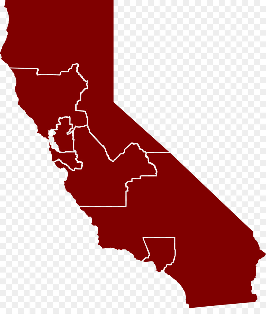 California，Mapa PNG