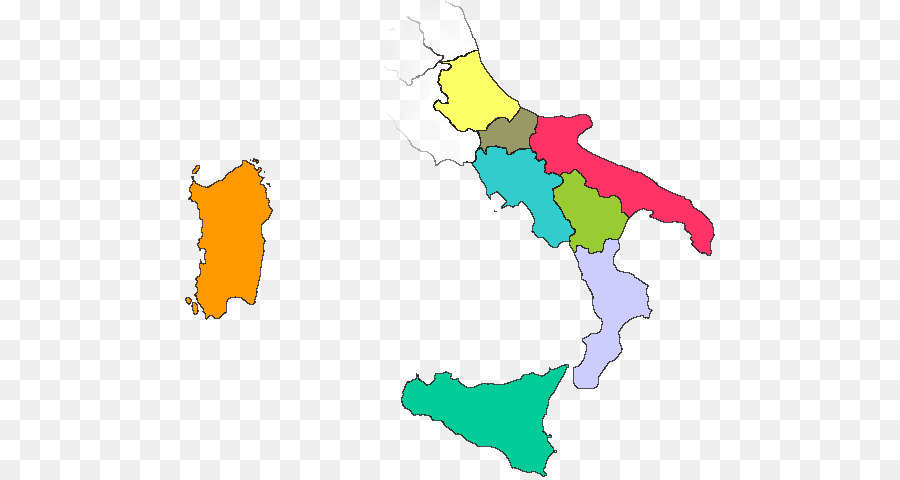 Italia，Mapa PNG