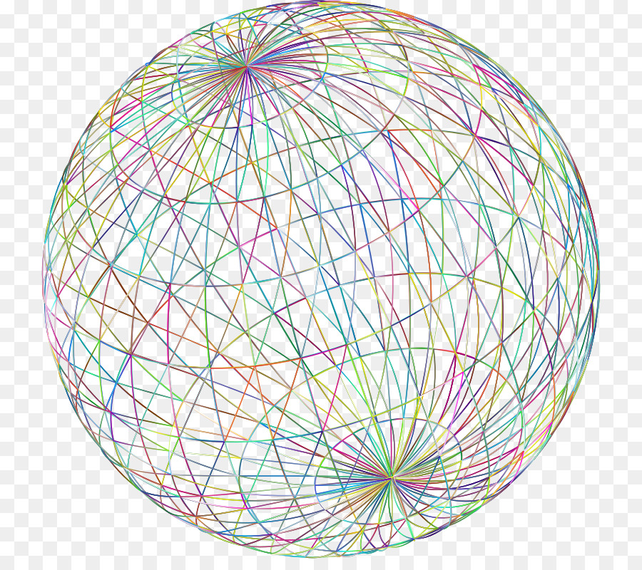 Esfera Geométrica，Patrón PNG