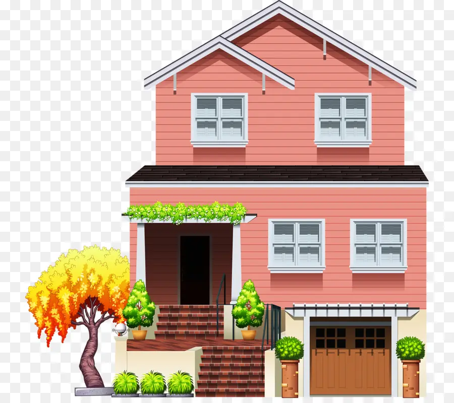 Linda Casa，árbol PNG