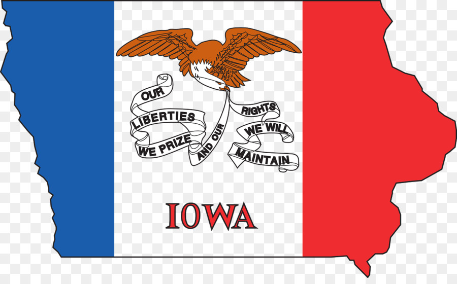 Iowa，Bandera De Iowa PNG