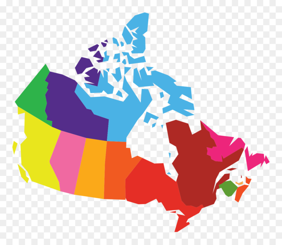 Mapa De Canadá，País PNG