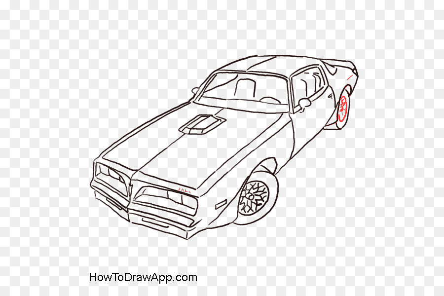 Pontiac Firebird，Dibujo PNG